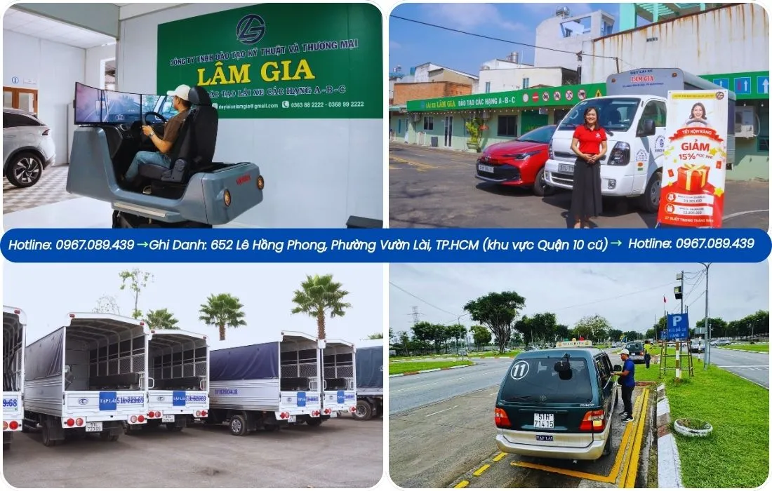 học lái xe tải c1 tphcm tại trường dạy lái ô tô Lâm Gia| HỌC PHÍ 22.905.000đ
