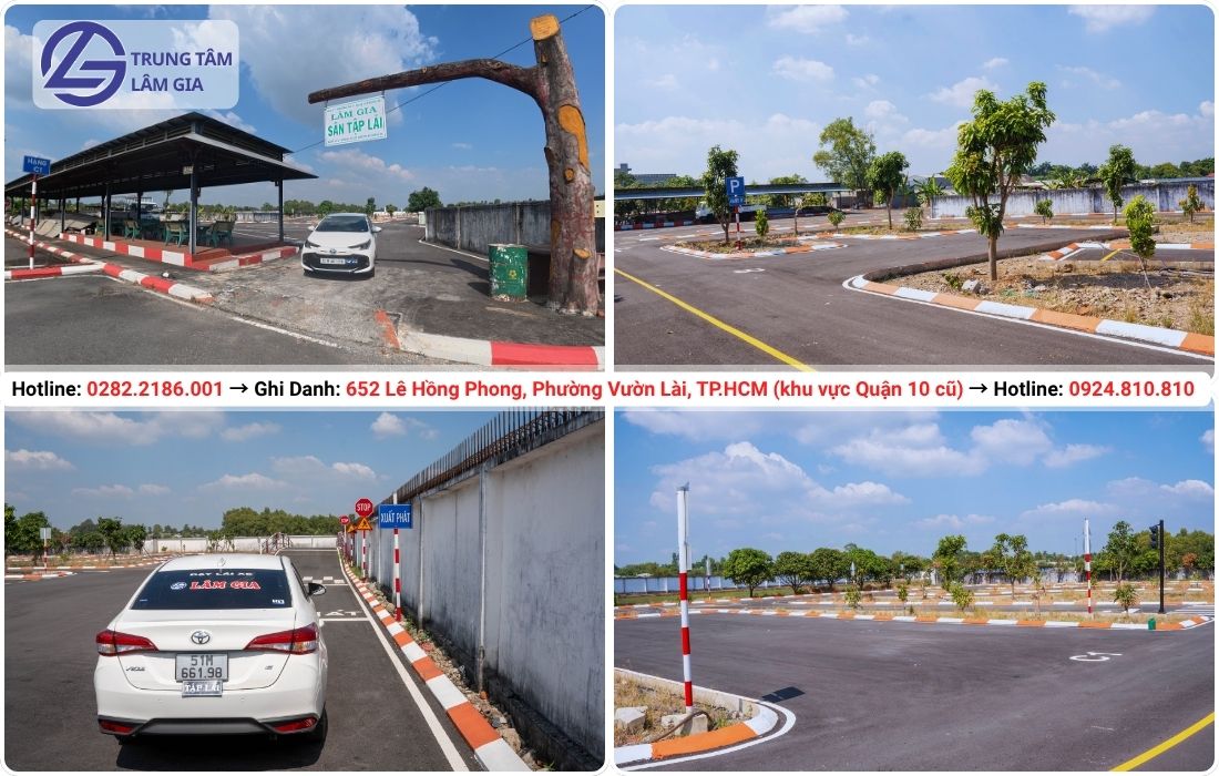 thuê xe tập lái với chỉ 300k/giờ tại trường dạy lái ô tô Lâm Gia