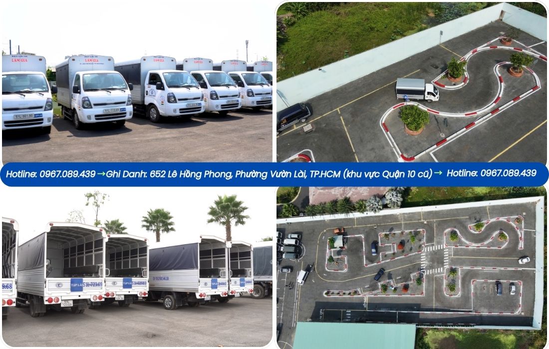 học lái xe tải c1 tại trường dạy lái ô tô lâm gia với học phí 22.905.000đ