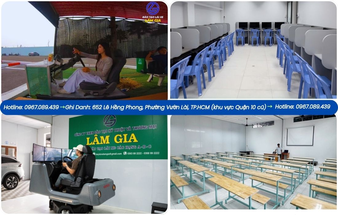 học lái xe tải c1 tại trường dạy lái ô tô lâm gia với học phí 22.905.000đ