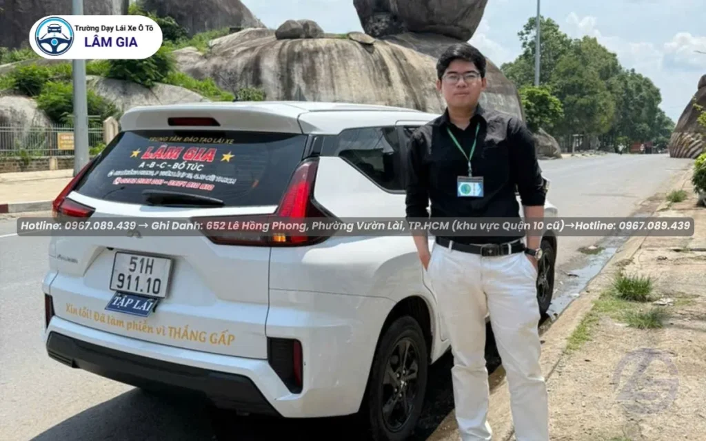 thuê xe tập lái đường dài tphcm