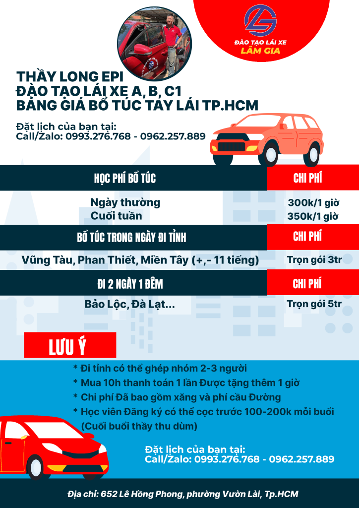 bổ túc tay lái thầy long epi